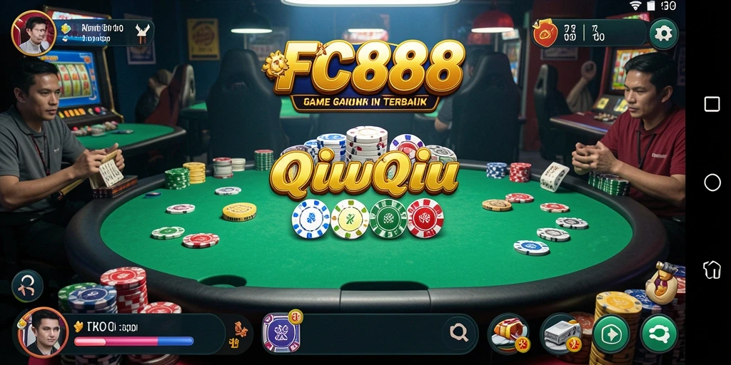 Tampilan menarik dan gameplay seru di FC888 QiuQiu.