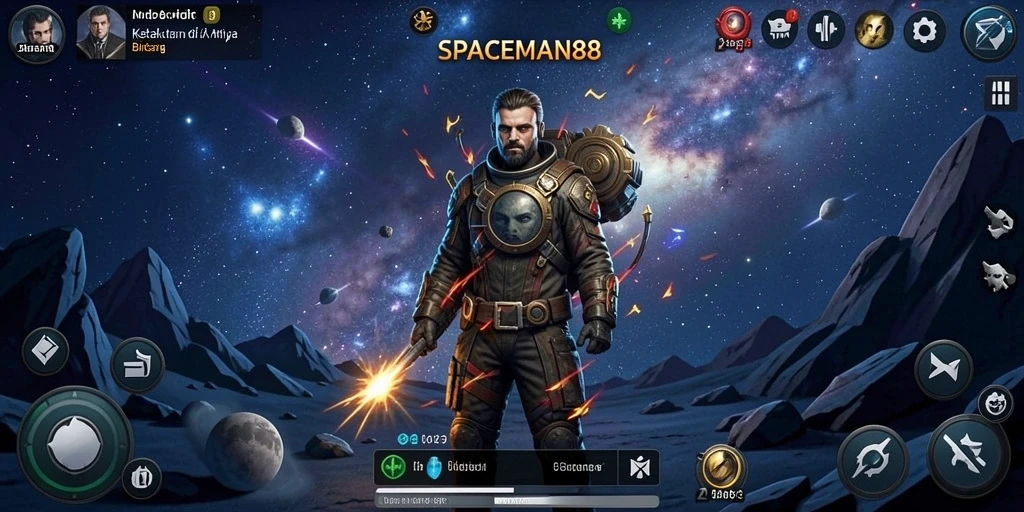 Tampilan gameplay menyeramkan di luar angkasa yang membuat merinding.